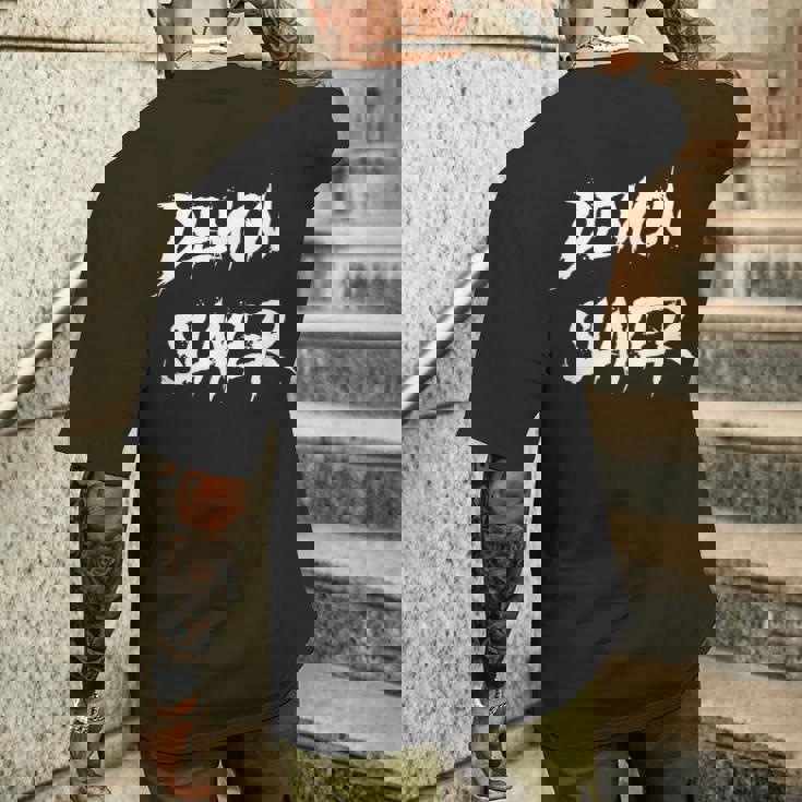 鬼滅の刃 メンズTシャツ バックプリント 彼への贈り物