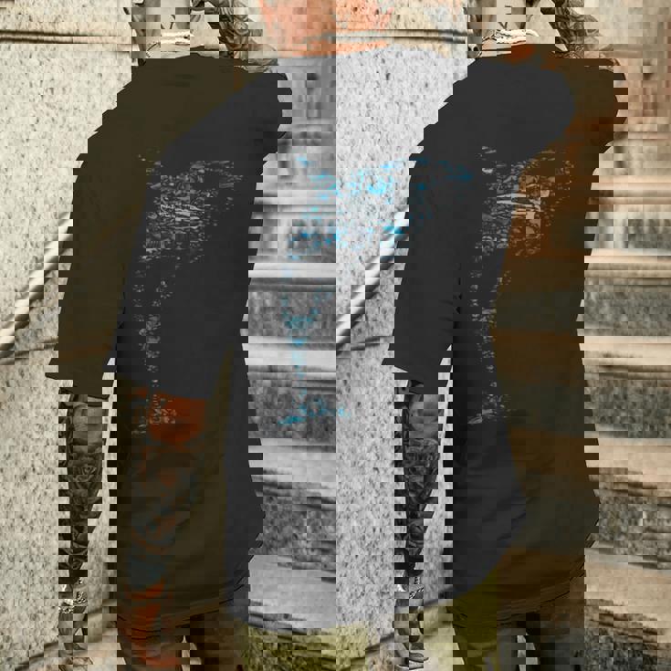 魚のシャチ メンズTシャツ バックプリント 彼への贈り物