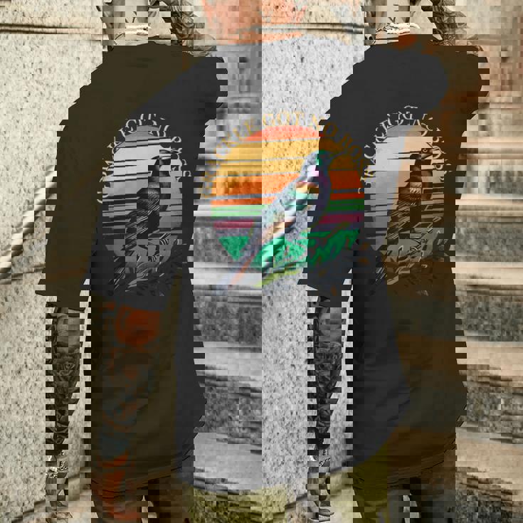 鳥 グラフィック グラックル 鳥の恋人 グラックル Got No Boss メンズTシャツ バックプリント 彼への贈り物