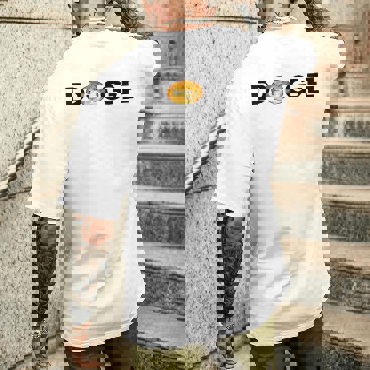 - Doge Dogecoin 暗号通貨 Fun Me Coin メンズTシャツ バックプリント 彼への贈り物