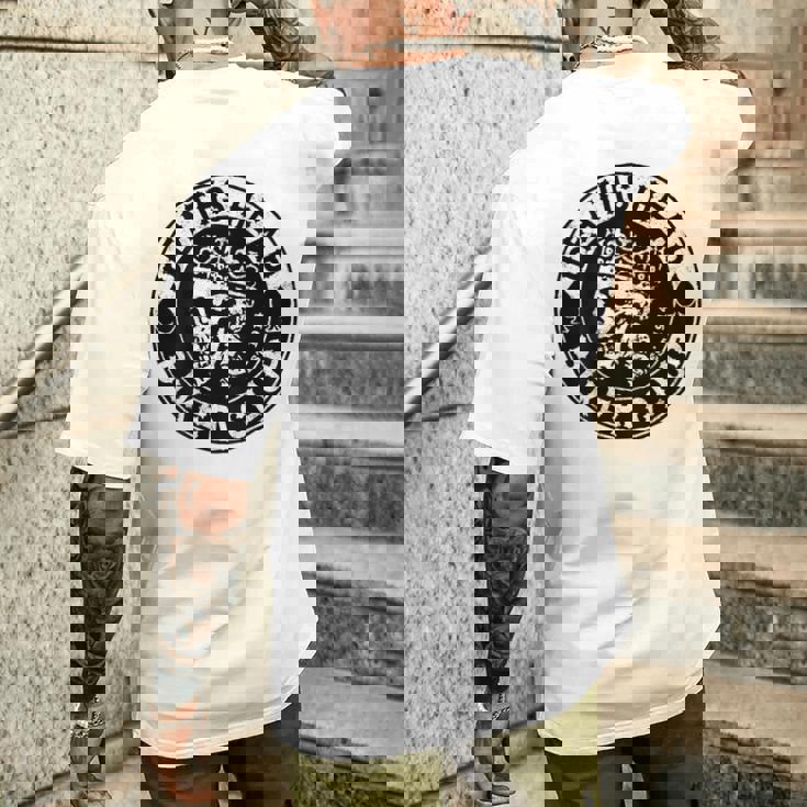 バックプリント クールで面白いオートバイ、バイク、バイカー メンズTシャツ バックプリント 彼への贈り物