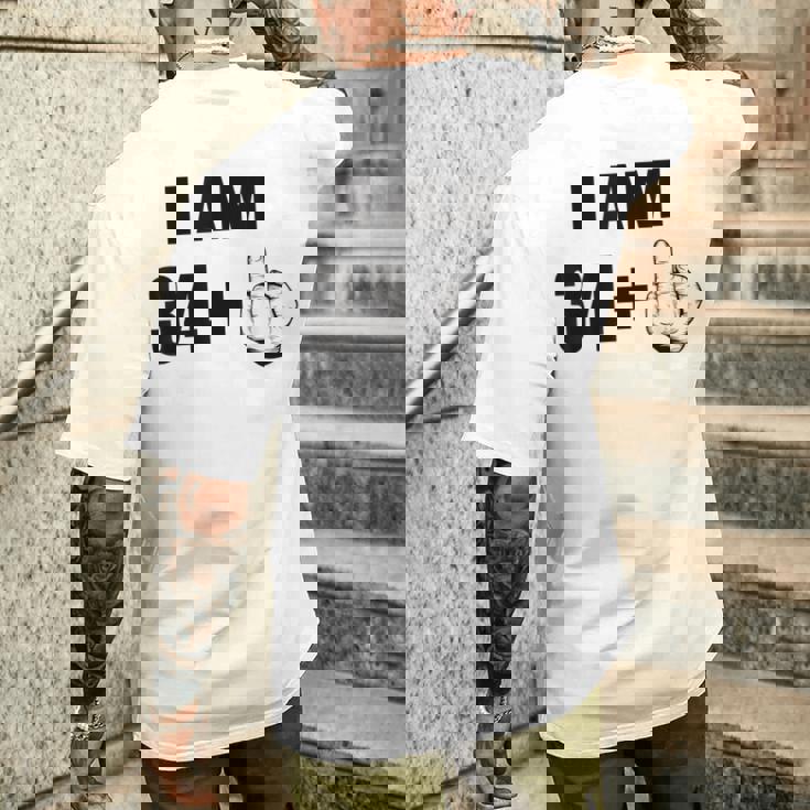 35歳の誕生日 35歳の誕生日男性 35年 35歳の人生 メンズTシャツ バックプリント 彼への贈り物