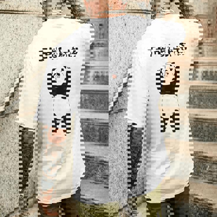 50 ステップ ヒャチャホ レッサーパンダ ネタ 格言 ジョーク ギャグ ダジャレ ツッコミ 面白い メンズ メンズTシャツ バックプリント 彼への贈り物