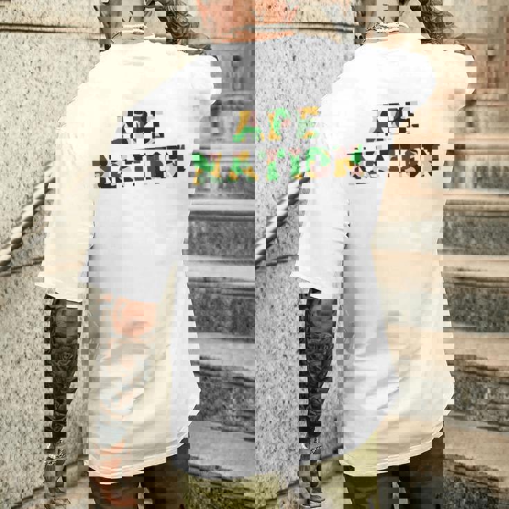 Apes Nation I Am Dumb Money ダイヤモンドエイプ Togethertronger メンズTシャツ バックプリント 彼への贈り物