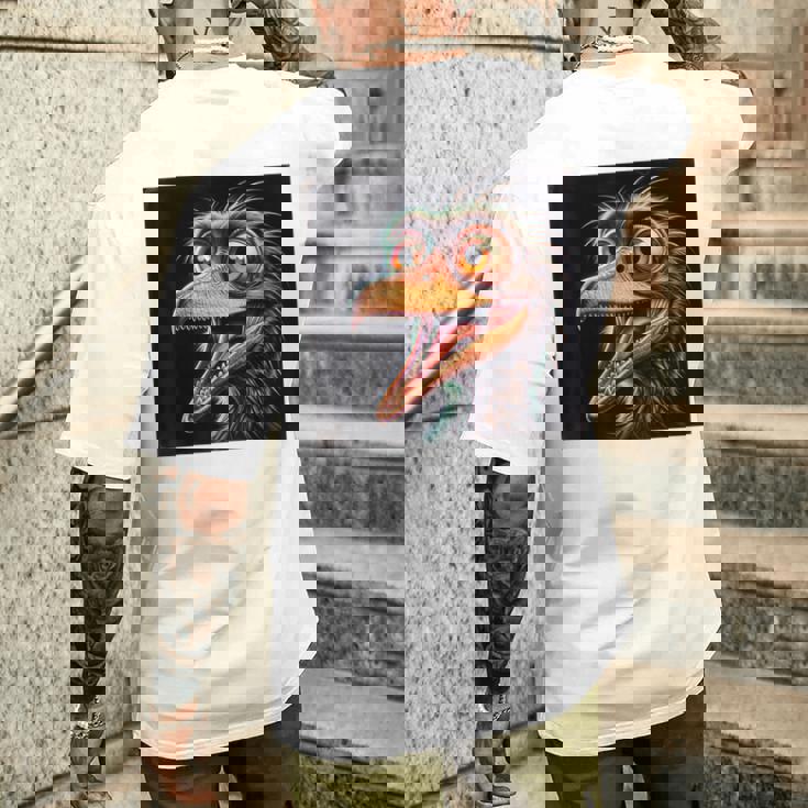 Archaeopteryx シャツ 面白い Dinousar ジュラシックプレデターファン メンズTシャツ バックプリント 彼への贈り物