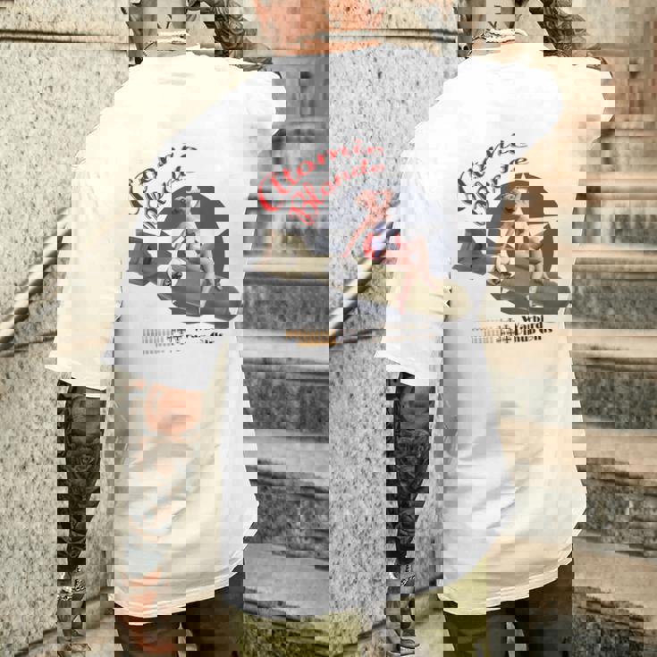 Atomic Blonde メンズTシャツ バックプリント 彼への贈り物