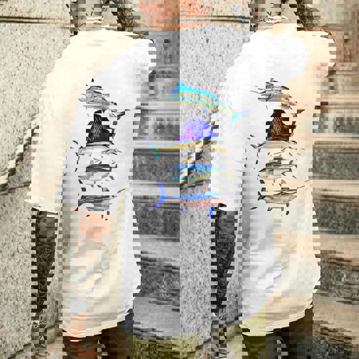 Big Deepea スポーツフィッシュ カジキ 太刀魚 カジキ マグロ メンズTシャツ バックプリント 彼への贈り物