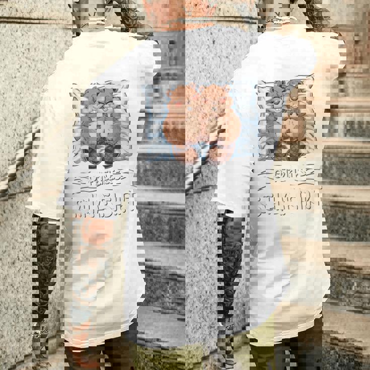 Bober 公式スリープシャツ Bòbr パジャマ Bobr 半袖 長袖tシャツ メンズTシャツ バックプリント 彼への贈り物