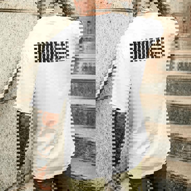 Brooklynibes、Brooklyn 、Brooklyn New York City メンズTシャツ バックプリント 彼への贈り物