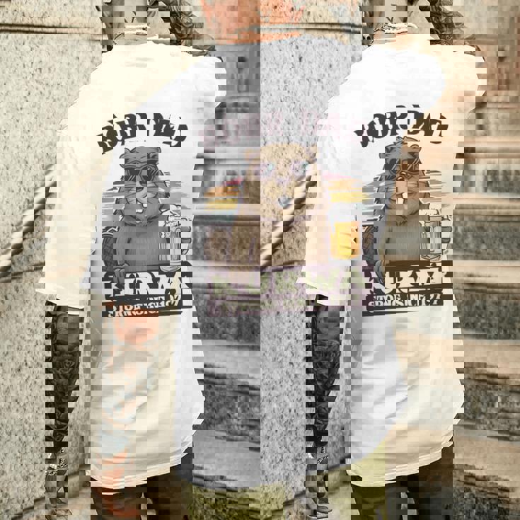 Bòbr Dad Kurwatrongince 1977 Bòbr Kurwa Birthday 長袖tシャツ メンズTシャツ バックプリント 彼への贈り物