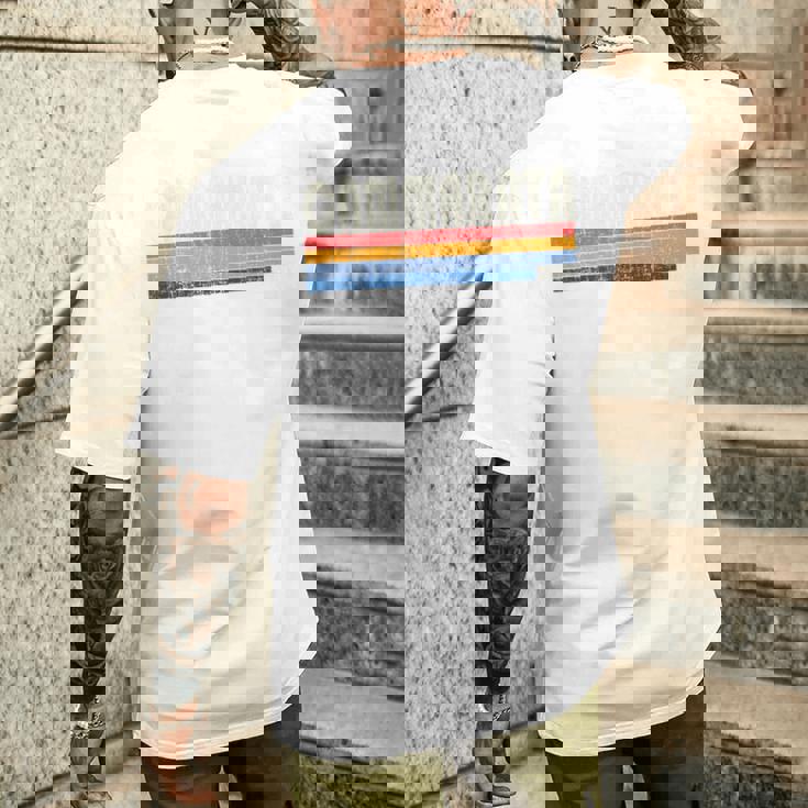 Cammarata、イタリア レトロ 70年代80年代スタイル メンズTシャツ バックプリント 彼への贈り物