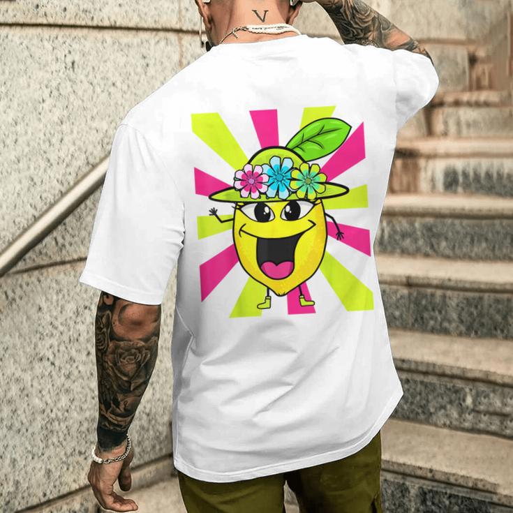 Citron Rétro Enfant Drôle Drôle Citron Fruitintage T-shirt imprimé au dos Cadeaux pour lui