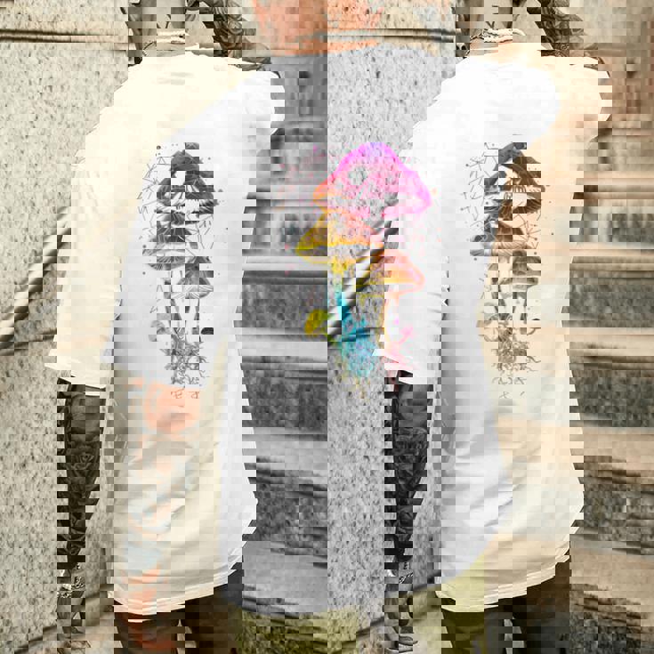 Colorful Minimalic Drippingkull 長袖tシャツ メンズTシャツ バックプリント 彼への贈り物