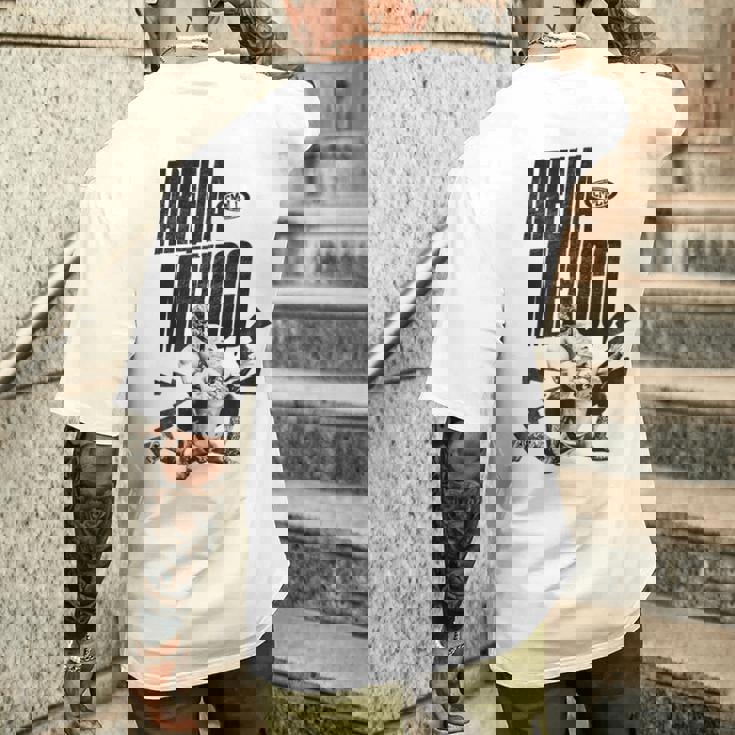 Consejo ムンディアルデルーチャリブレ-アリーナメキシコ メンズTシャツ バックプリント 彼への贈り物