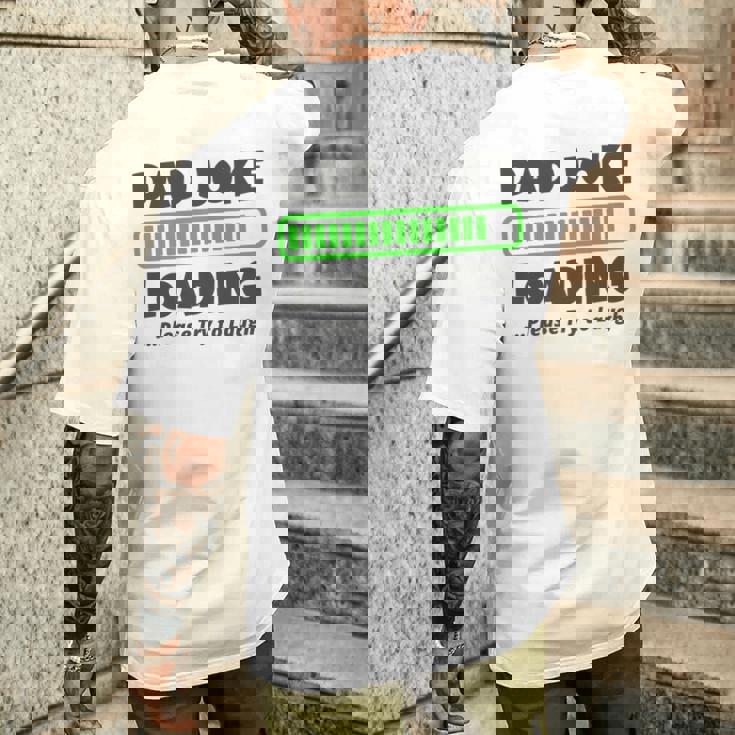 Dad Joke Loading Please Try To Laugh 面白い父の日 長袖tシャツ メンズTシャツ バックプリント 彼への贈り物