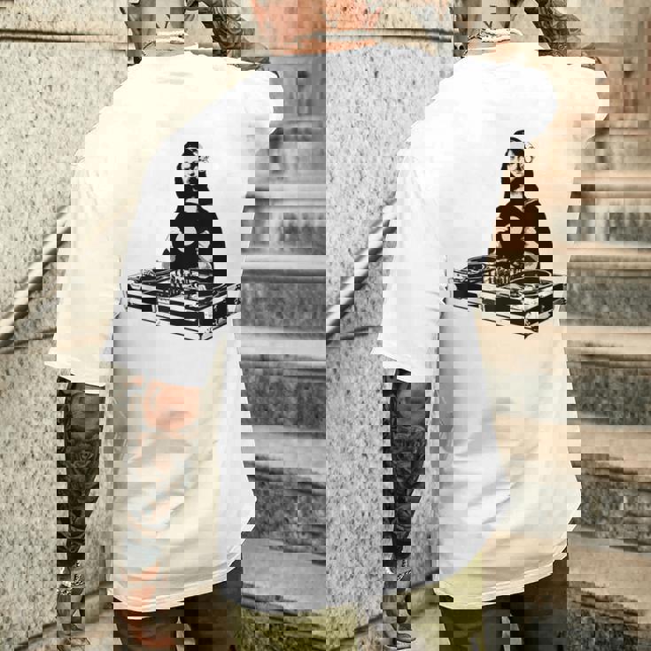 Djモナリザ メンズTシャツ バックプリント 彼への贈り物