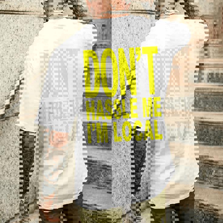 Don't Hassle Me I'm Local Fromurf ドキュメンタリー映画 メンズTシャツ バックプリント 彼への贈り物