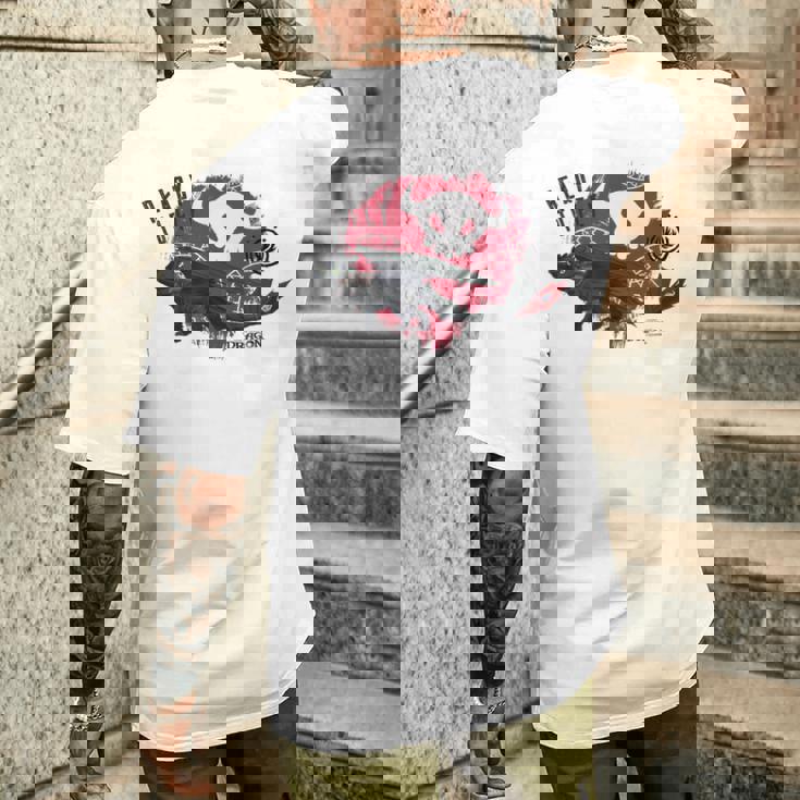 Dreamworks ヒックとドラゴン Toothless Ready To Fly メンズTシャツ バックプリント 彼への贈り物