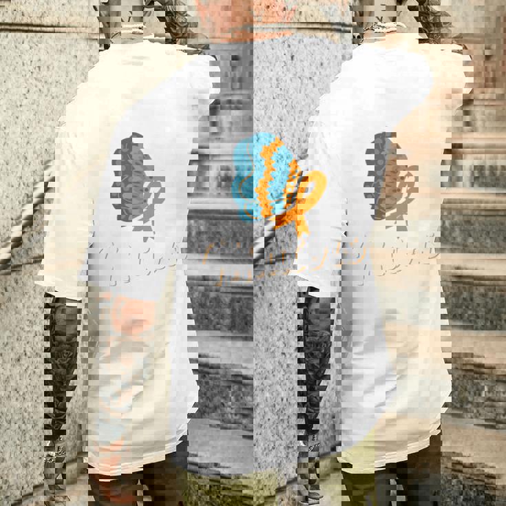 Early Detection Matters Ribbon Appendix Cancer Awareness 長袖tシャツ メンズTシャツ バックプリント 彼への贈り物