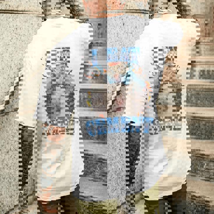 I Eat セメント 呪われた猫 面白い 奇妙な特定 ダンク ミーム 長袖tシャツ メンズTシャツ バックプリント 彼への贈り物