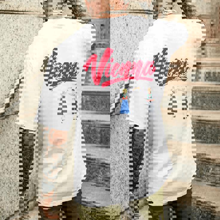 Elegance Ambiance ウィーン メンズTシャツ バックプリント 彼への贈り物