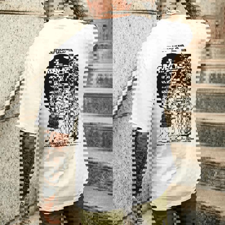 Emerald City Oz ティンマン ライオン かかし ドロシー オズの魔法使い メンズTシャツ バックプリント 彼への贈り物