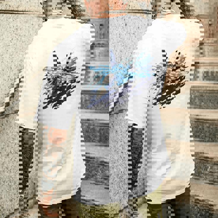 F-15 ストライク イーグル ミリタリー 戦闘機 ジェット キッズ 幼児 男の子 男性 メンズTシャツ バックプリント 彼への贈り物