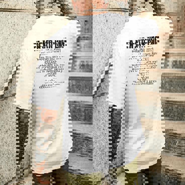 Fan Factor Phenom Draws The Crowd's Favor Effortlessly メンズTシャツ バックプリント 彼への贈り物