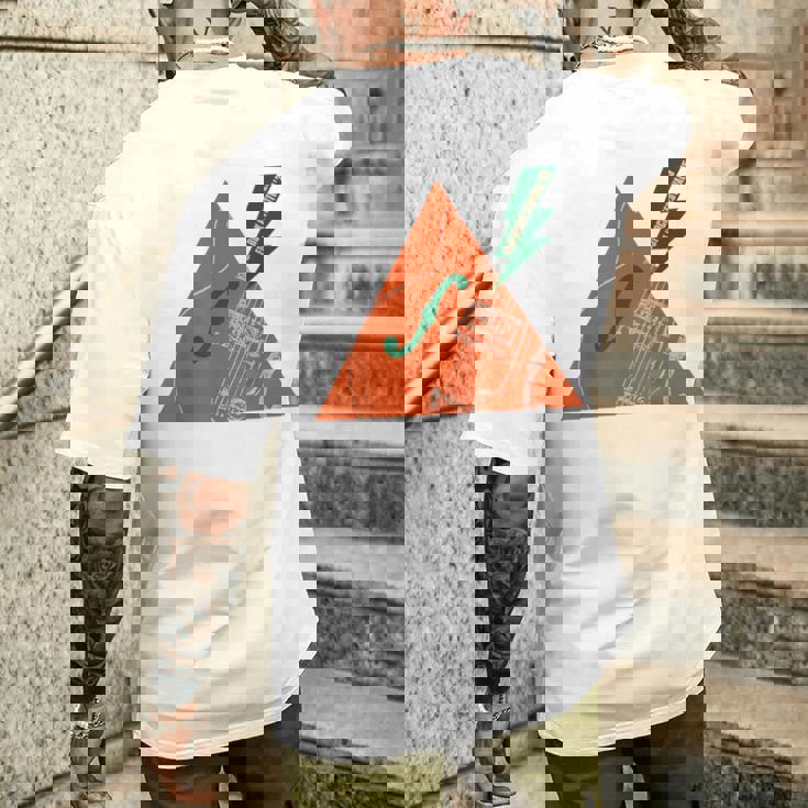 Fuji Rock 25 Triangle Amazon Limited Color Navy メンズTシャツ バックプリント 彼への贈り物