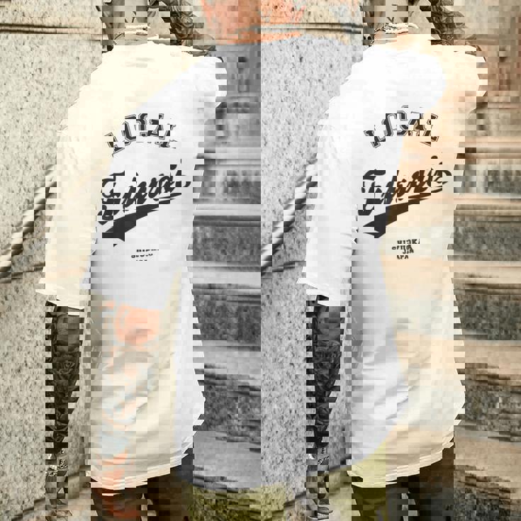 Fukuroi Local 袋井市ローカル 故郷 メンズTシャツ バックプリント 彼への贈り物