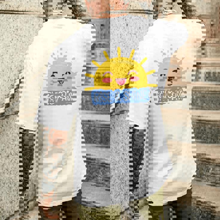 Rise Andhineummerunshine グラフィック 長袖tシャツ メンズTシャツ バックプリント 彼への贈り物