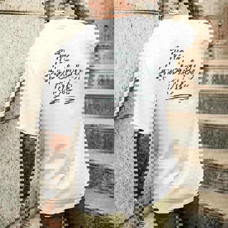 The Homebody Club 面白い 内向的 ホームライフ ママ レトロ メンズTシャツ バックプリント 彼への贈り物