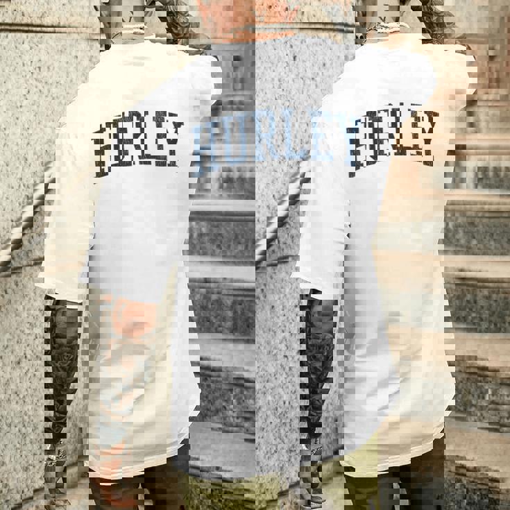 Hurley Ms ビンテージ アスレチック スポーツ Jsn2 ネイビープリント メンズTシャツ バックプリント 彼への贈り物