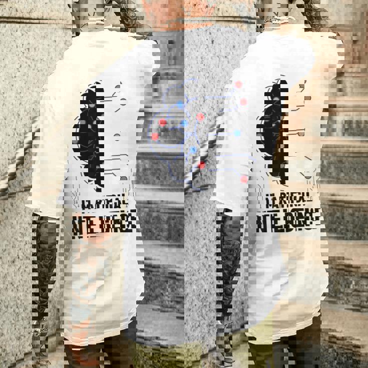 I'm Artificial Intelligence Ai人工知能 メンズTシャツ バックプリント 彼への贈り物