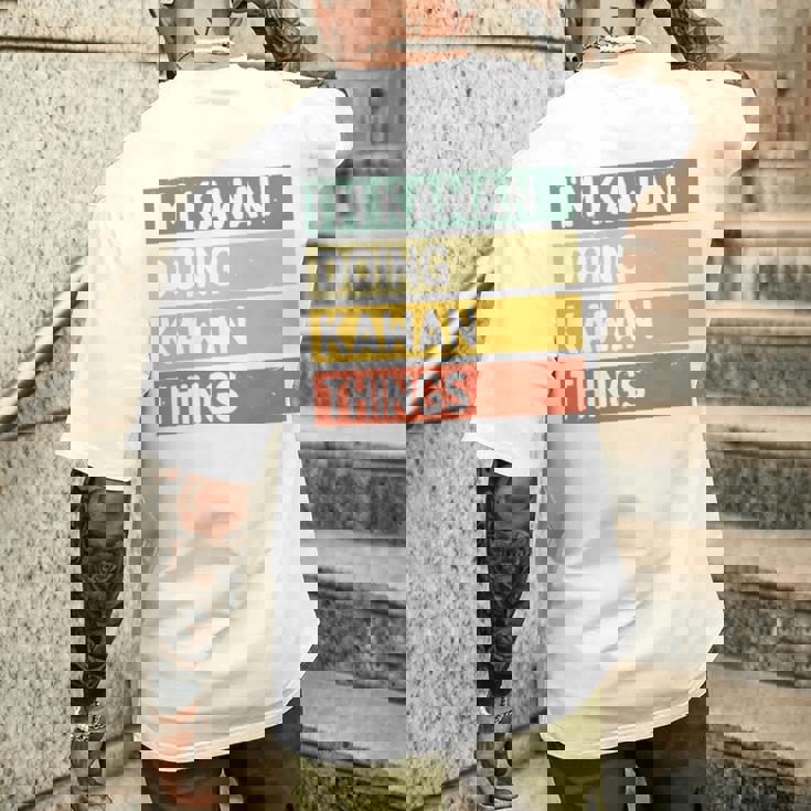 I'm Kawan Doing Kawan Things 面白い名言 長袖tシャツ メンズTシャツ バックプリント 彼への贈り物