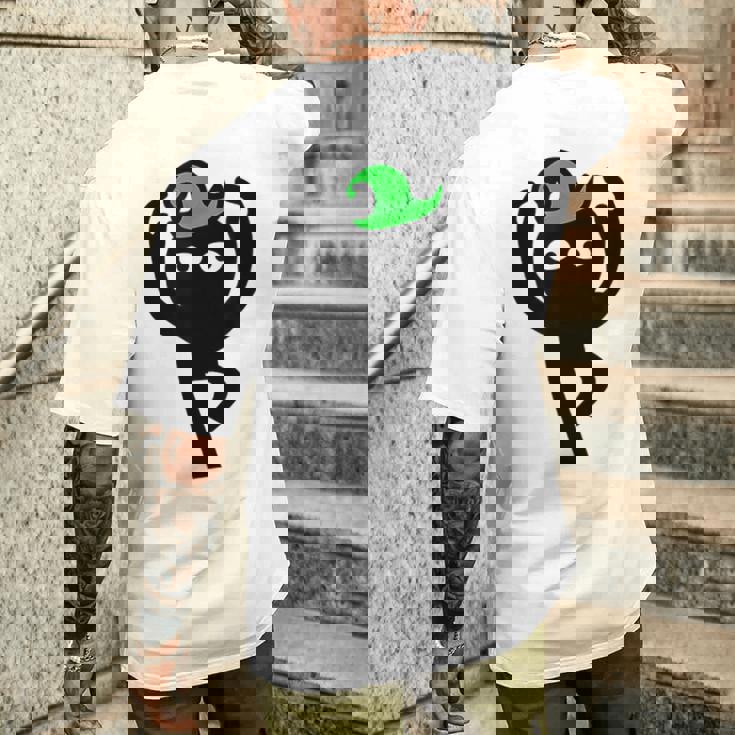 Inscryption ダンシング魔法使いホラーカードゲーム ハロウィン 怖い メンズTシャツ バックプリント 彼への贈り物