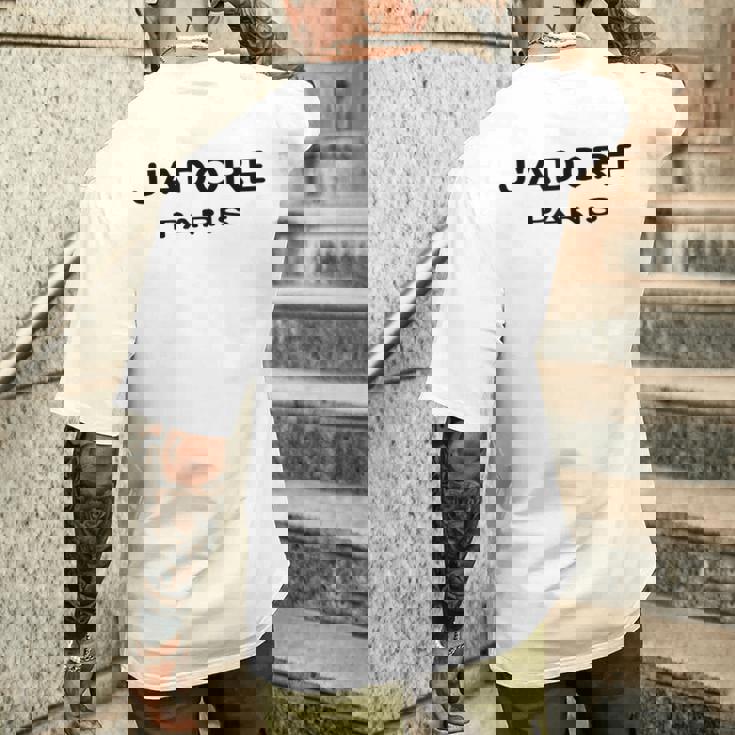 J'adore Paris、J'adore Paris、フランス フランスの都市 メンズTシャツ バックプリント 彼への贈り物