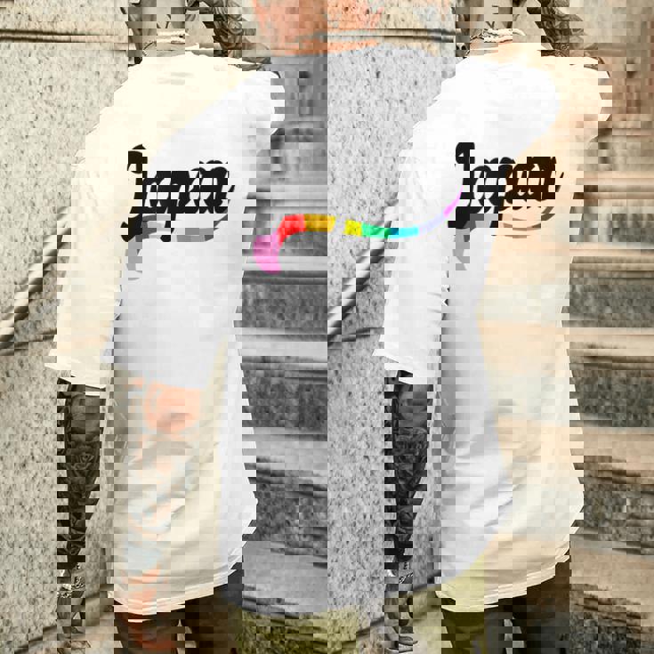 Japan ゲイ プライド Lgbtqi クィア 愛 東京 日本 ニッポン メンズTシャツ バックプリント 彼への贈り物