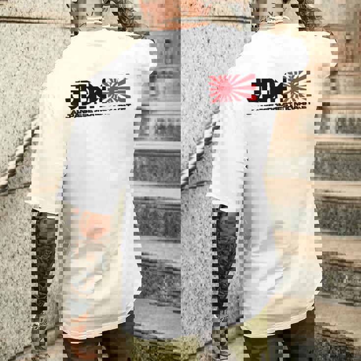 Jdmライジングサン メンズTシャツ バックプリント 彼への贈り物