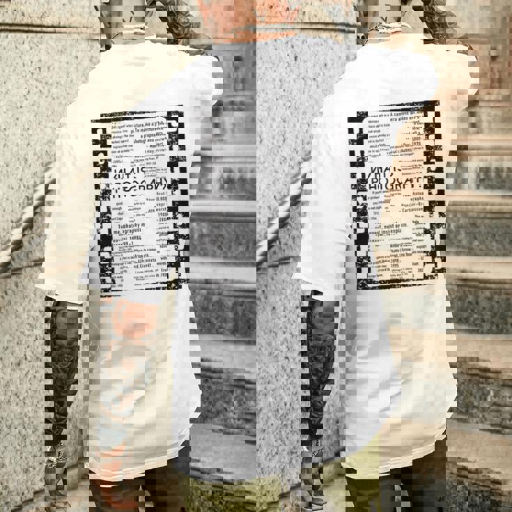 Kenko ひとことシリーズ「偉人のひとこと」［背面デザイン］ メンズTシャツ バックプリント 彼への贈り物