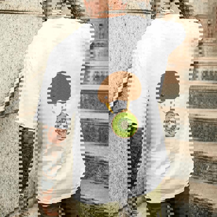 Kiwi Bird Evolution 面白いキウイフルーツパンギフトtシャツ メンズTシャツ バックプリント 彼への贈り物