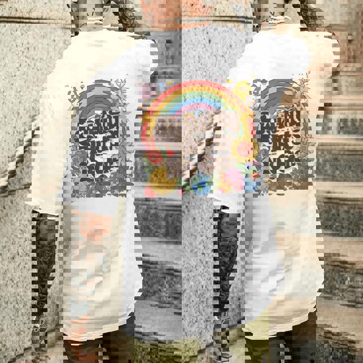 Lgbtqの平等は誰もプライドを傷つけない 人権 レインボープライド メンズTシャツ バックプリント 彼への贈り物