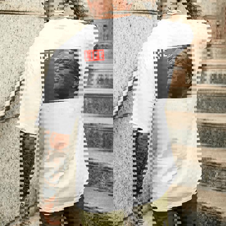 Life Picture Collection レイ チャールズ（1） メンズTシャツ バックプリント 彼への贈り物