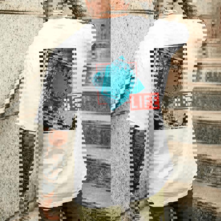 Life Picture Collection 看護学生 ／ ルーズベルト病院（1） メンズTシャツ バックプリント 彼への贈り物