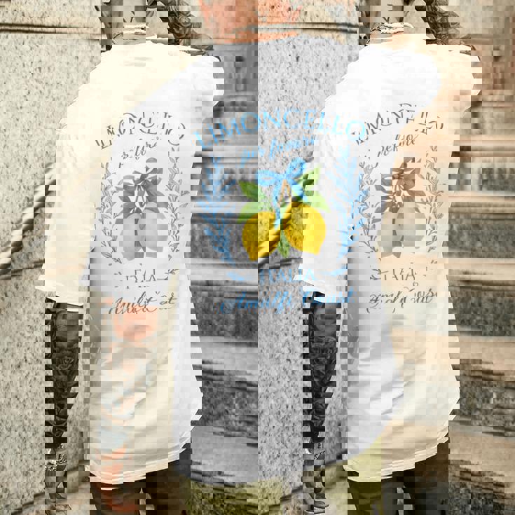 Limoncello Per Favore レモン 夏 イタリア メンズTシャツ バックプリント 彼への贈り物