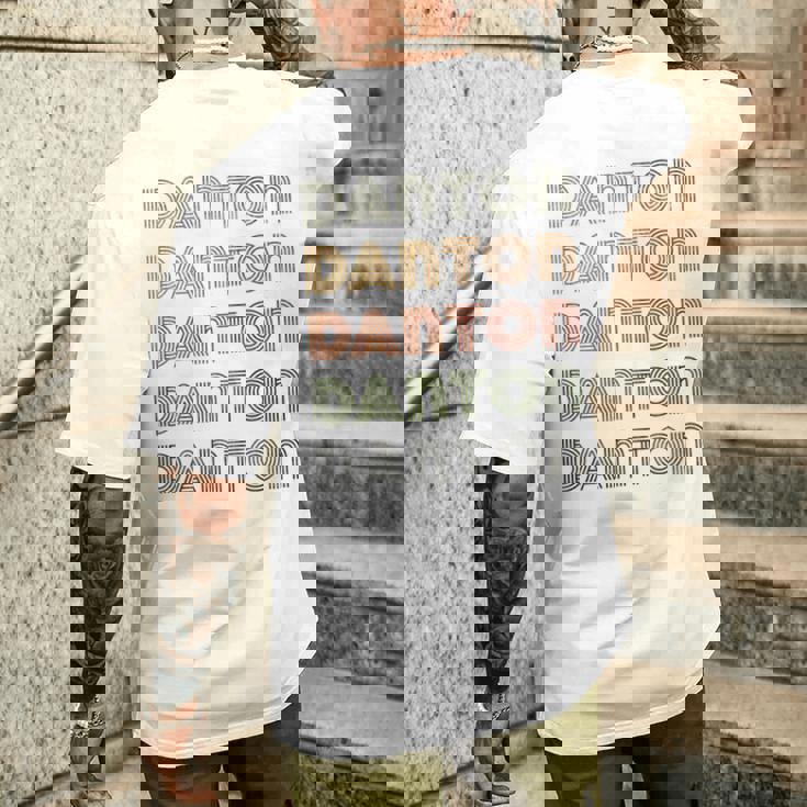 Love Heart Danton グランジ ビンテージスタイル ブラック ダントン 長袖tシャツ メンズTシャツ バックプリント 彼への贈り物