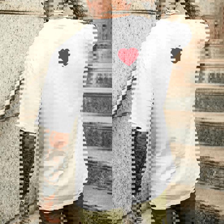 I Love Jesus I Heart Jesus レッドハート 長袖tシャツ メンズTシャツ バックプリント 彼への贈り物