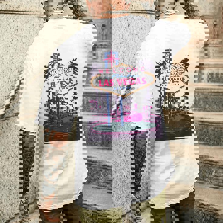 I Love Lasegas ネバダシティ ベガス お土産 ギフト ラスベガス メンズTシャツ バックプリント 彼への贈り物