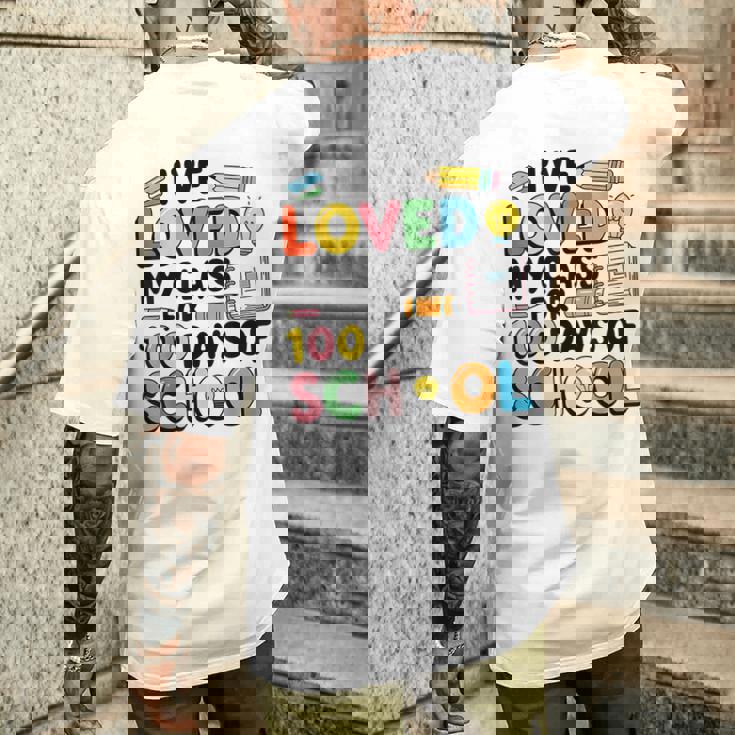 I Love Love My Class For 100 Days Ofchool 100Th メンズTシャツ バックプリント 彼への贈り物