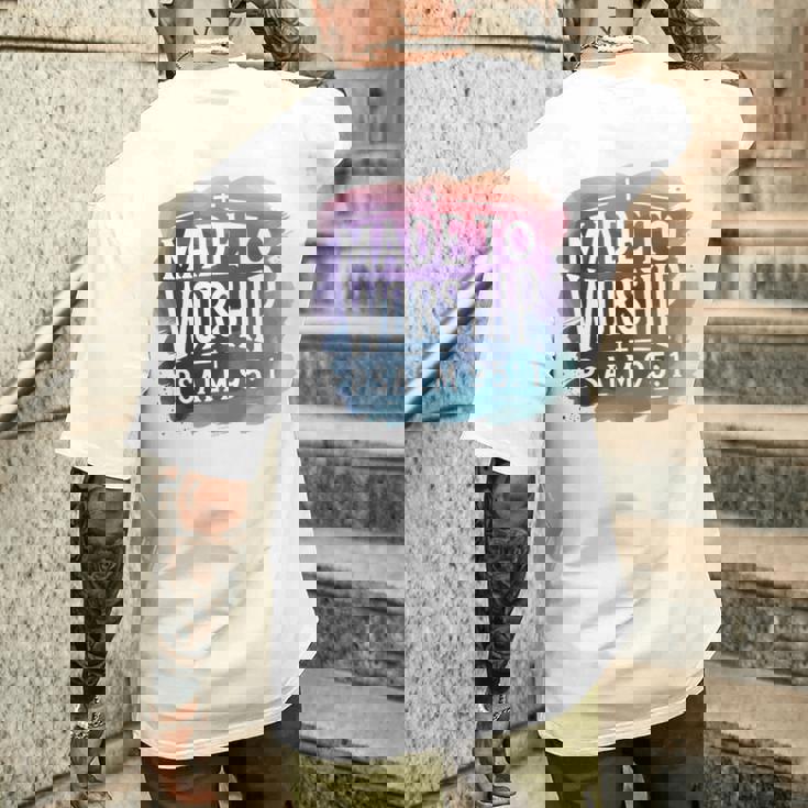 Made To Worship シャツ 礼拝シャツ メンズ & レディース God メンズTシャツ バックプリント 彼への贈り物